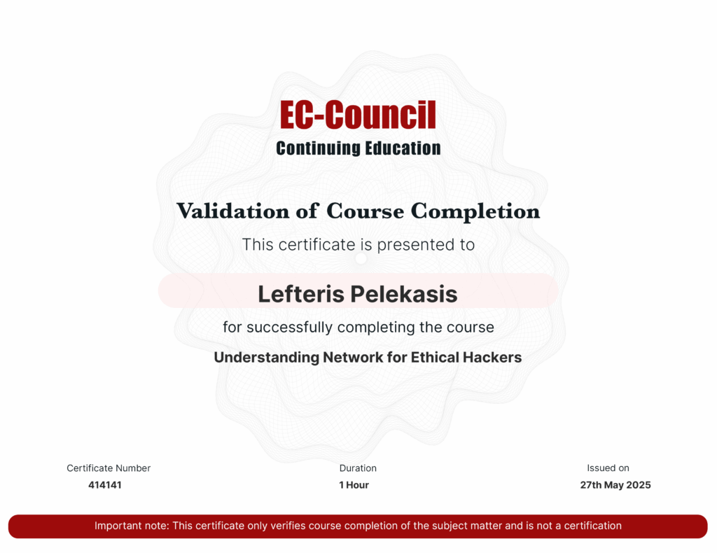 Understanding Network for Ethical Hackers