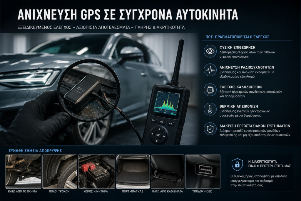 ανίχνευση GPS