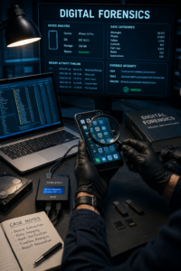Digital Forensics – Ψηφιακές Έρευνες & Ηλεκτρονικά Πειστήρια 1 Digital Forensics – επαγγελματικός έλεγχος κινητού και ψηφιακών συσκευών για κακόβουλο λογισμικό, spyware και ψηφιακά πειστήρια